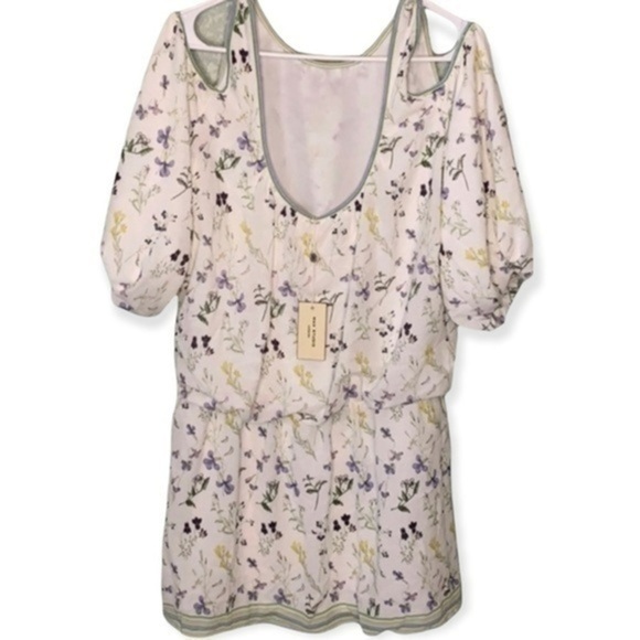 Max Studio London Sage & Lavender Cold Shoulder Dress - Picture 2 of 5